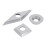 18Pcs Tungsten Carbide Cutters Inserts Set for Wood Lathe Turning Tools 2
