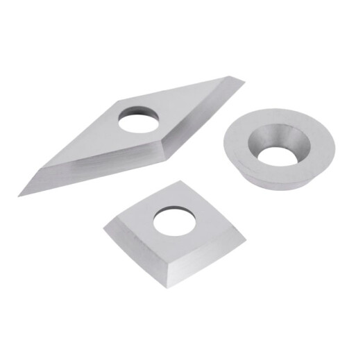 18Pcs Tungsten Carbide Cutters Inserts Set for Wood Lathe Turning Tools 1