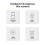 2X Tuya Zigbee  Garage Door Controller Universal Garage Door Remote Control App Voice Timing Control for Alexa Home 2
