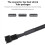 2X 3PIN PC Fan Speed Reduce Noise Extension Resistor Cable Wire CPU 3 Pin Connector for Computer CPU Fan 10