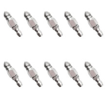 10X Pressure Washer Sewer Jetter Nozzle with Stainless Steel, Durable Design Sewer Jet Nozzle,1/4Inch Quickly Connector