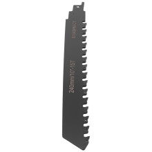 6X Reciprocating Saw Blade Carbide Tungsten Carbide for Cutting Porous Concrete, Fibre Cement, Brick 240mm/9.45Inch