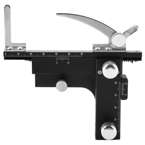2X Microscope Caliper and Mechanical Scale Caliper for High Precision XY Mechanical Microscope,Moveable Vernier Caliper 1