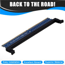 6X DDR4 288-Stifts DIMM-Adapter Riser Minnestestare Minnesskyddskort Kort Krets Expansion Board Raiser Card Small Ear