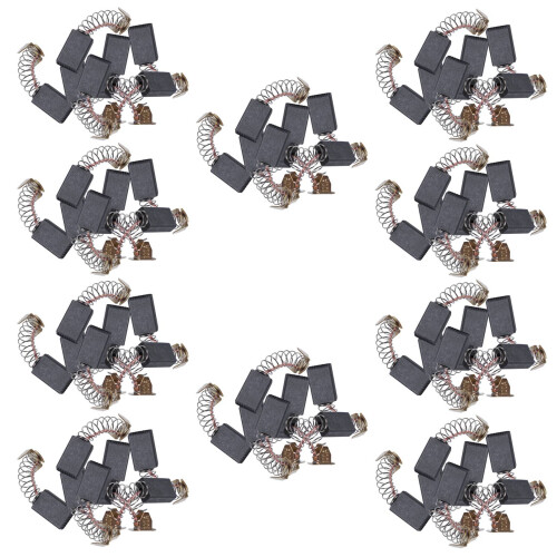 80 Pcs 6mm x 10mm x 16mm Carbon Brush Replacement for  CB-103