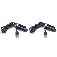 2X Skrivbord Inbyggt USB-Uttag Möbelskrivbord Bärbart TYPE-C och USB-Laddningsuttag Datorskrivbord Kontorstillbehör