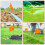 100Pack Marking Flags, Orange Yard Flags 15x4x5Inch,  Flags, Lawn Flags Markers, Irrigation Flags, Landscape Flags 5