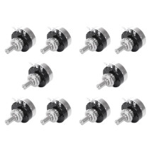 10X Rotary Taper Carbon Potentiometer with Diameter with Knob, RV24YN 20S B502 5K Ohm