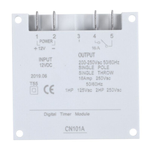 6X  12V Digital LCD Power Programmable Timer   Relay 16A Amps 2