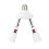 4X 360 Degree Adjustable - 2 in 1 E27 Splitter Socket Adapter. E27 Standard LED Bulb Socket Adapter 2