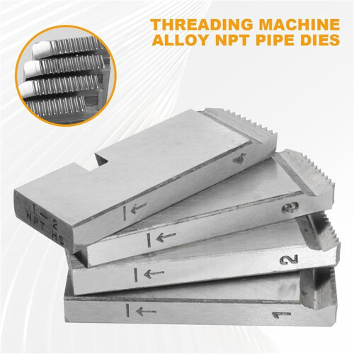 12Pack 47770 Pipe Threader Set for RIDGID,High-Speed Threading Dies for 1-2 Inch Pipes,Universal Die Heads Threader Tool 2