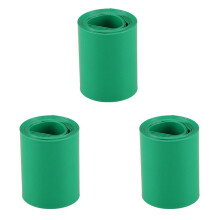 3pcs 2M 50mm Dark Green PVC Heat Shrink Tubing Wrap for 2 X 18650 Battery