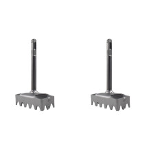 2X Square Drill Hole Opener Electric Hammer Hole Expansion Plumber Electrician Wall Slotting Installation Socket Tool