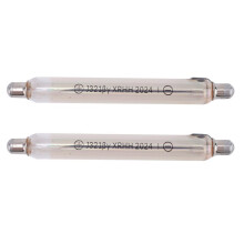 2PCS J321 Geiger Muller Tube Counter Hard Beta Detectors Geiger Counter Kit the Tube for Nuclear Radiation Detector