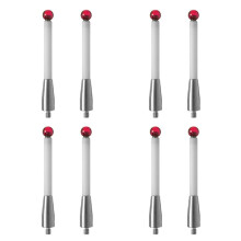 8 StüCk KMG-Taststift, 6 mm Kugelspitze, KMG-Kontaktsonden, KeramikschäFte, SondenprüFzubehöR für Renishaw A-5000-3709