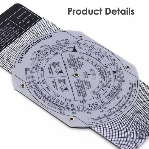 3X E6B Flight Computer Aviation Plotter Circular Slide Rule Used in Aviation Flight Training  Training, Internships 2