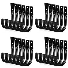 24pcs Heavy Duty Garage Storage Hooks,Bike Hooks for Garage Wall,Utility Garage Hooks,Wall Mount J Hook for Hanging