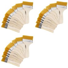 Set of 36 Art Paint Brushes,Various Sizes of Nylon Painting Brushes,with Wooden Handles,Artist Varnish Brush
