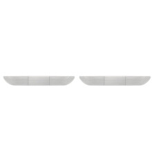2X Step Ramp Climbing Mat Spare Supports 1.5-1.9cm Threshold Applied to Most Sweeping Robots the Market Gray
