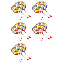 Orff Instruments 10Pack Lollipop Drums 6 Tum Dansrekvisita Slagverksinstrument Handtrumma Förskoleutbildning Leksaker