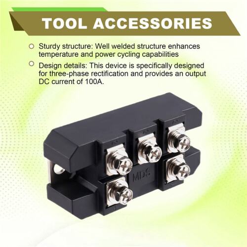 Three-Phase Rectifier Module MDS100-16 MDS100A1600V Three-Phase Bridge Rectifier 2