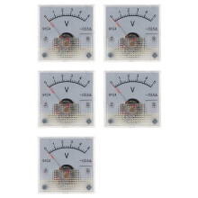 5X Voltmeter 91C4 voor Voltmeter Analoge Paneelmeter Mechanisch Type 5V Stijl
