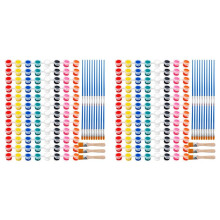 40 Pack Acrylic Paint Sets,for Art Painting,Washable Paints Set for Home Birthday Party DIY Favors