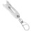 4X Precise Thread Size Checker Keychain,Bolt and Nut Identifier Gauge Size Gauge Precise Bolt Size Finder Keychain 2