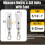 4X Precise Thread Size Checker Keychain,Bolt and Nut Identifier Gauge Size Gauge Precise Bolt Size Finder Keychain 7