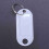 white portable plastic key fob key tag ID labels 40 pieces 5