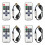 4X 11 Keys LED Strip Controller  Dimmer RF Remote 5V USB Interface Controller for 5050/2835 Single Color LED Strip 1
