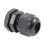 100 x Black Plastic Waterproof Connector PG11 5-10mm Diameter Cable Gland 6