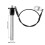 5X Stainless Steel Quick Release Pin 8mm Diameter  Locking Pin with Push Button Lanyard Cable Usable Length 50mm 4