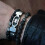(Black matte, Gold) Dumbbell Bracelet 4