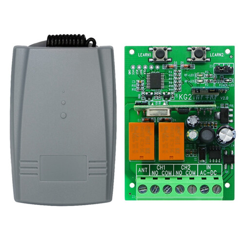 2X WiFi RF Garage Gate Sliding Door Opener Tuya   Remote Control  12V 24V Receiver Rolling Code 1