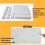 288 Pcs Small Ceramic Wool Wick for Tabletop Fire Pit, Suitable for Ethanol Fireplace Fuel,Carbon  Wick for Indoor 3