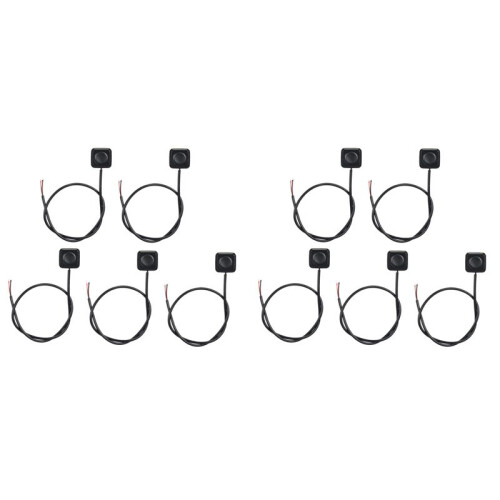 10Pcs Momentary  Momentary Push Button  Off  12V 24V Surface Mount  Button