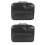 2X Document Bag with Lock, Fireproof 3-Layer Document Storage Box with Waterproof Zipper,Used for Laptops, Documents B 1