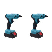 2X Cordless Hot Melt Glue Gun Rechargeable with 20pc 11mm Glue Sticks DIY Repair Tool for 18V Battery Pin