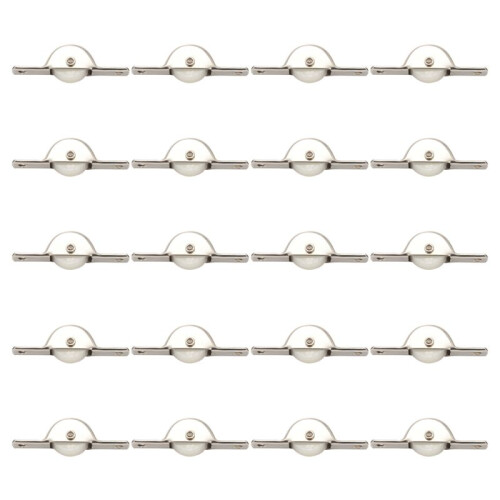 200Pcs Door Window Cupboard Drawer Bin Single Nylon Sliding Roller Pulley Wheel