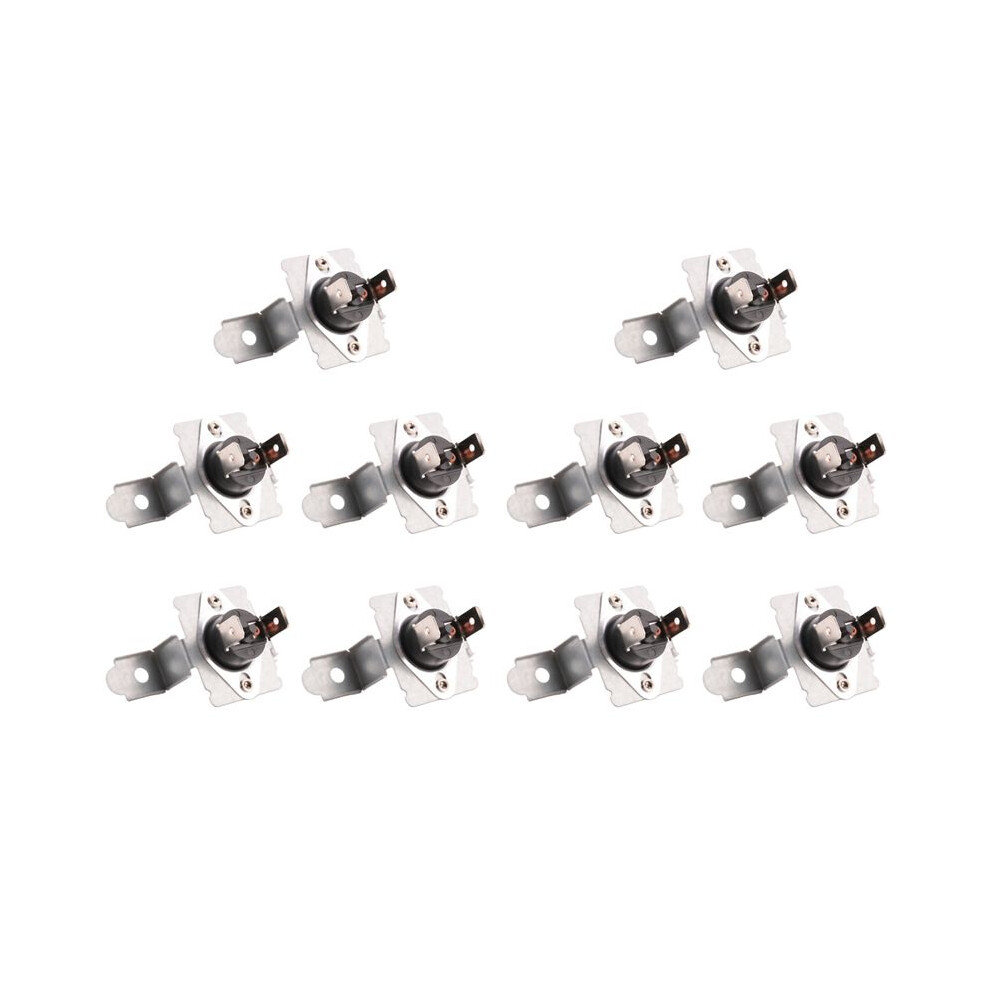 10X 6931El3003c Dryer High Limit Thermostat Replacement Parts For For 1268365, 6931El3003g, Ps3530484 6033232221466