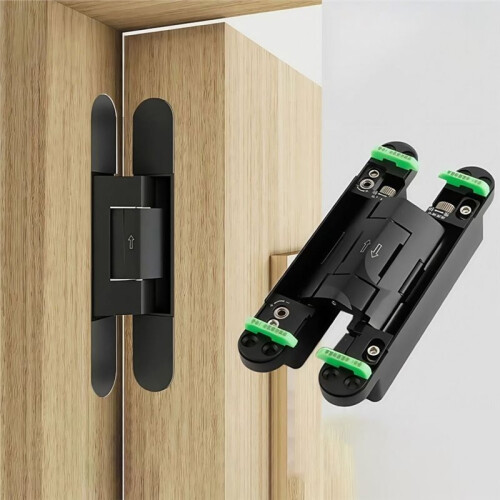 Hydraulic Adjustable Door Hinge Hinge Silent Hidden Automatic Door Closing Device Wooden Door Hinge 2
