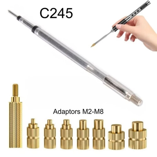 C245 Lötspitzen-Heißschmelzmuttern-Adapter mit Einpressmuttern, Einpressspitzen, M2-M8 Einpressadapter 1