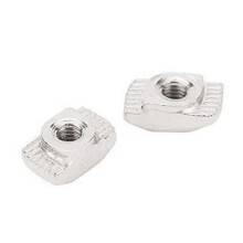 150 Pcs M5 T-Slot Hammer Nut 2020 Series Aluminum Profile Extrusion Slot European Standard (M5 x 10 x 6mm)