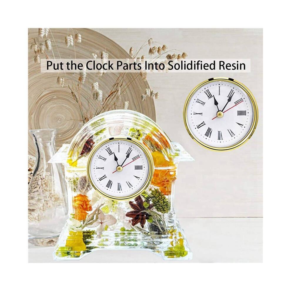 18Pcs Clock Parts For Clock Resin Mold,Clock Pieces For Clock Epoxy Casting Resin Mold 6031758843100