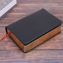 3X Thick Paper Notebook Notepad PU+Paper Bible Diary Book Journals Agenda Planner School Office Supplies Black+Gold