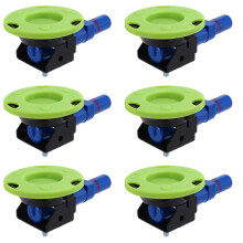 6X Ventosa Concava da 3 Pollici Ventosa da 75 mm per Pompa Un Mano Resistente Ventosa con Prigioniero Filettato M6
