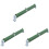 3X 200W Watt 100 Ohm Ceramic Tube Adjustable Rheostat Resistor Green 1