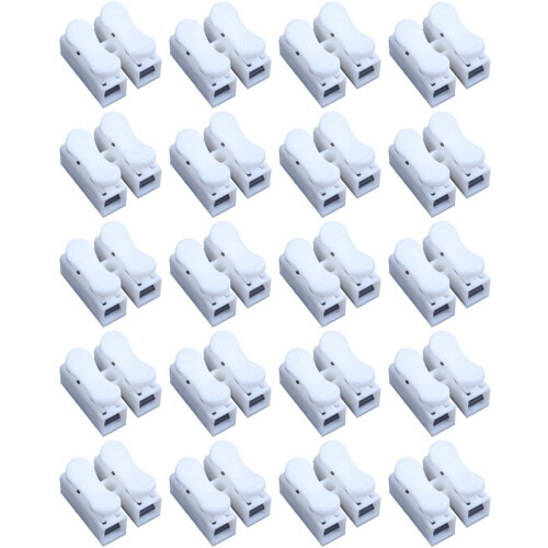 1000PCS CH2 Spring Quick Wire Connector Cable Clamp Terminal Block Connector for LED Strip Light