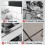 720 Packs Plastic Shims Horseshoe U Shaped Tile Spacer Shims Small Structural Plastic Shims 4